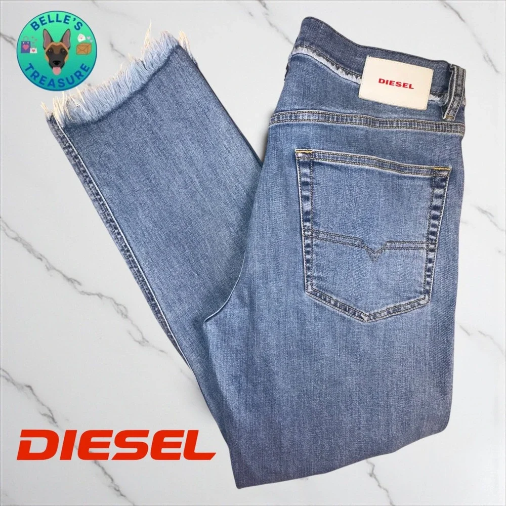 Diesel‎ Jeans Dagh SP Men's 30x32 Regular Straight Denim Frayed Hem (fits31x28)